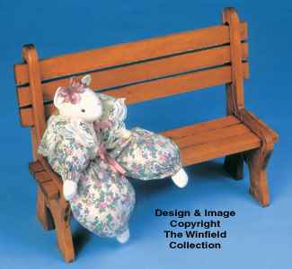 Park Bench Woodcraft Pattern