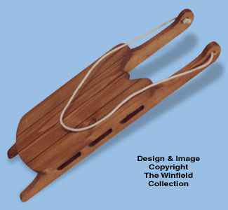 Antique Sled Woodcraft Pattern