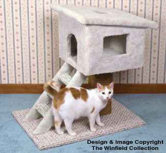 Cat Tree House Wood Plans(F)