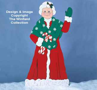 Life-Size Mrs. Claus Woodcraft Pattern
