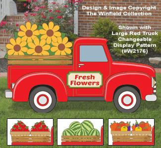 Large Red Truck Cargo #3 Pattern Set - The Winfield Collection