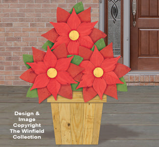 Pallet Wood Poinsettia - The Winfield Collection