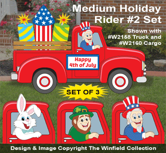 Medium Holiday Rider #2 Pattern Set - The Winfield Collection