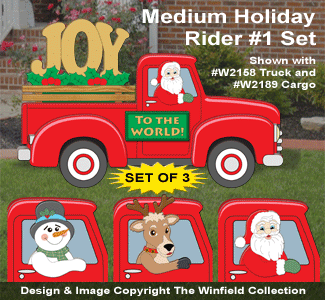 Medium Holiday Rider #1 Pattern Set - Downloadable - The Winfield Collection