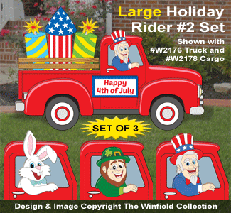 Large Holiday Rider #2 Pattern Set - The Winfield Collection