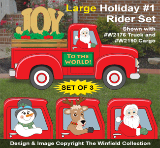 Large Holiday Rider #1 Pattern Set - The Winfield Collection