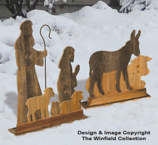 Pallet Wood Shepherds & Animals Woodcraft Pattern - The Winfield Collection