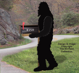 Bigfoot Mailbox Holder Woodcraft Pattern - The Winfield Collection