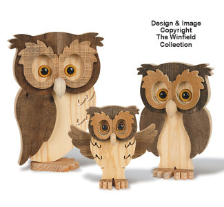 Woodland Layered Owl Pattern Set #3 - The Winfield Collection