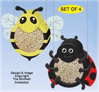 Chubby Bird Feeders Woodcraft Pattern - The Winfield Collection