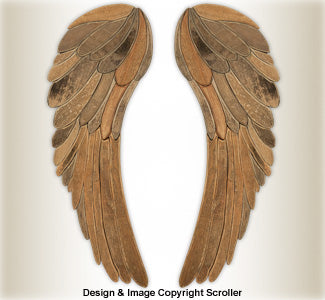 Reclaimed Wood Angel Wings Wall Art - The Winfield Collection