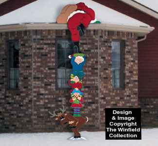 Helping Santa Woodcrafting Pattern