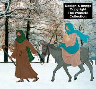 Fleeing To Egypt Woodcraft Pattern(F)