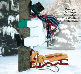 Snowman Crash Woodcraft Pattern(F)