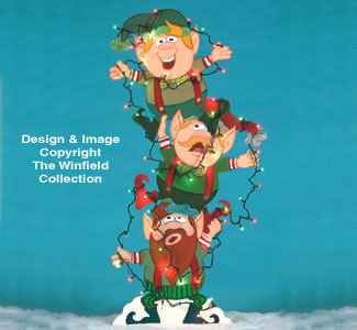Tangled Elves Woodcraft Pattern