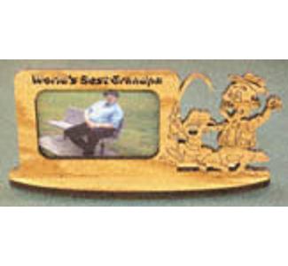 World's Best Grandpa Picture Frame Project Pattern - The Winfield Collection