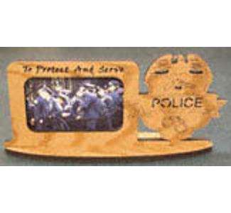 Police Badge Picture Frame Project Pattern - The Winfield Collection