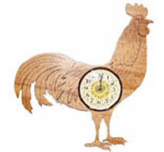 Rooster Wall Clock Project Pattern - The Winfield Collection