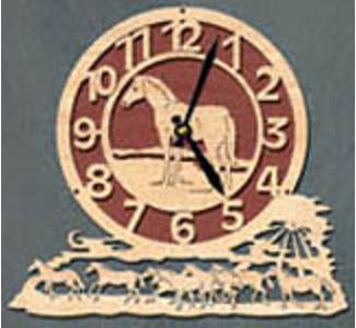 Horse Clock Project Pattern - The Winfield Collection