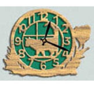 Cat in Window Clock Project Pattern - The Winfield Collection