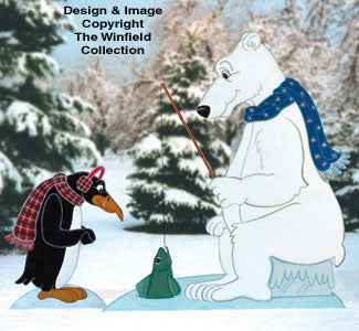 Ice Fishin' Friends Woodcrafting Pattern(F)