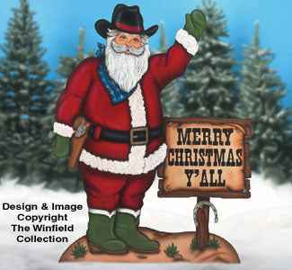 Cowboy Santa II Woodcraft Pattern