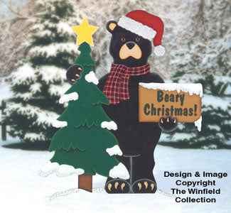 Beary Christmas Woodcraft Pattern