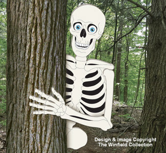Skeleton Tree Peeker Woodcraft Pattern - The Winfield Collection