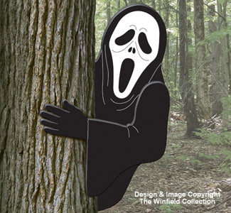 Ghoul Tree Peeker Woodcraft Pattern - The Winfield Collection