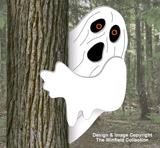Ghost Tree Peeker Woodcraft Pattern - The Winfield Collection