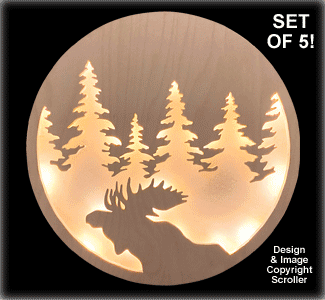 Lighted Forest Wall Art - The Winfield Collection