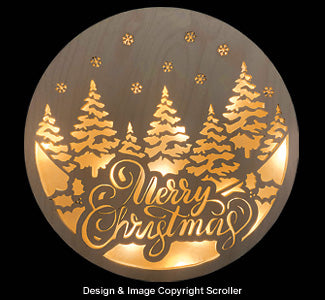 Lighted Merry Christmas Wall Art - The Winfield Collection