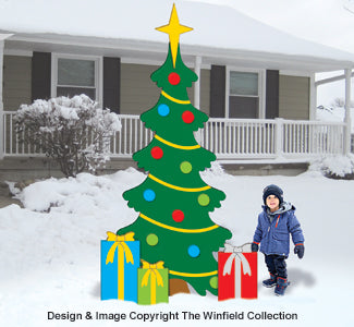 GIGANTIC Christmas Tree & Gifts Premium Woodcraft Pattern - The Winfield Collection