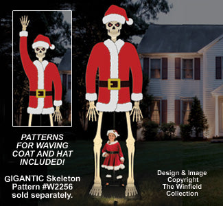 GIGANTIC Skeleton Santa Suit Add-On Pattern - The Winfield Collection