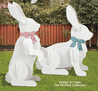 GIGANTIC Yard Rabbits Woodcraft Pattern - The Winfield Collection