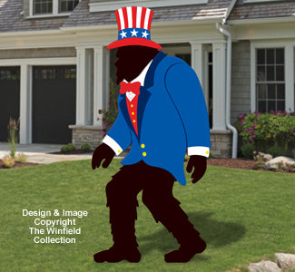 Bigfoot Uncle Sam Coat and Hat Pattern - The Winfield Collection