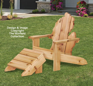 Kid's Michigan Adirondack Chair Pattern - The Winfield Collection