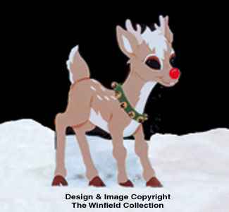 Rudolph Woodcrafting Pattern