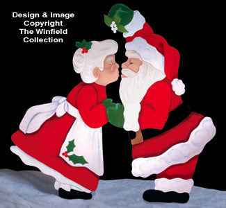 Christmas Kiss Woodcraft Pattern