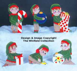 6 Helpful Elves Woodcraft Pattern