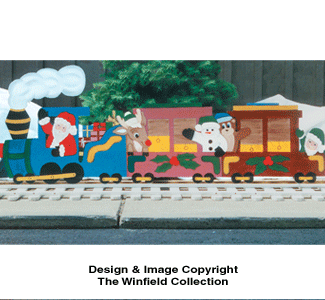 North Pole Express Woodcraft Pattern(F) - The Winfield Collection