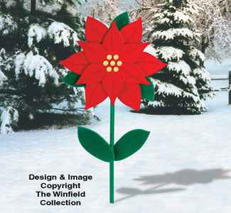 Yard Poinsettia Woodcraft Pattern