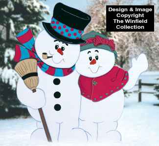 Snowy Hug Woodcrafting Pattern