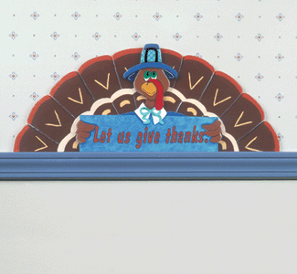 Fall Door Toppers Wood Pattern(F) - The Winfield Collection