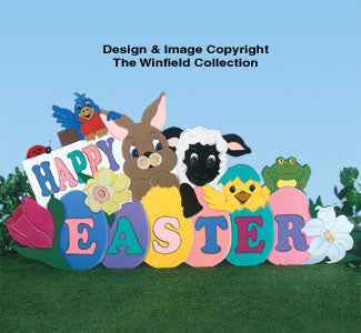 Easter Yard Greeting Woodcraft Pattern