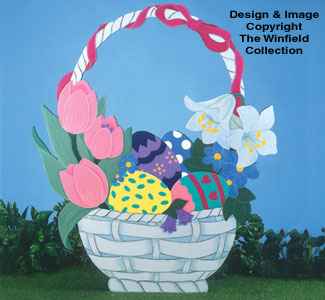 Large Easter Basket Woodcraft Pattern