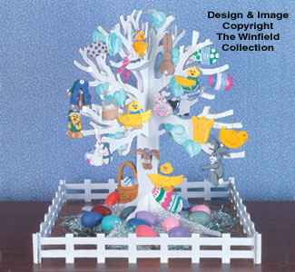 Easter Tree Woodcraft Pattern(F)
