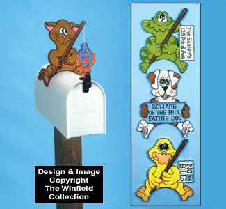 Mailbox Greeting Pets Woodcraft Pattern(F)