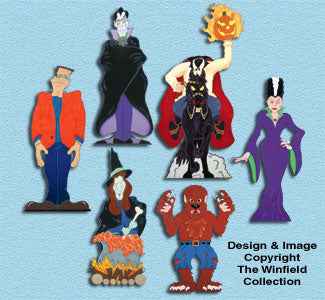 Wall Monsters Woodcraft Pattern(F)