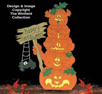 Pumpkin Patch Pattern 32" Tall